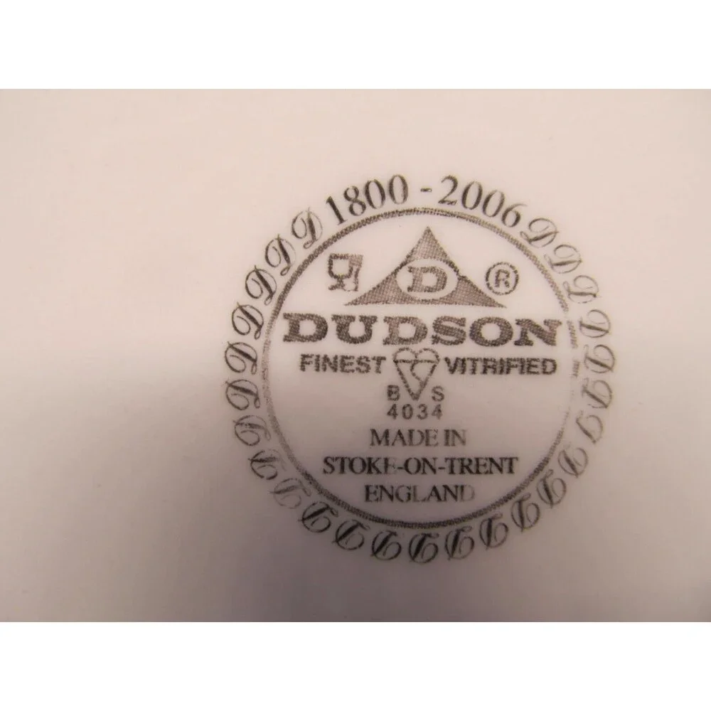 Dudson Olympus White Bread Plates 6 3/8